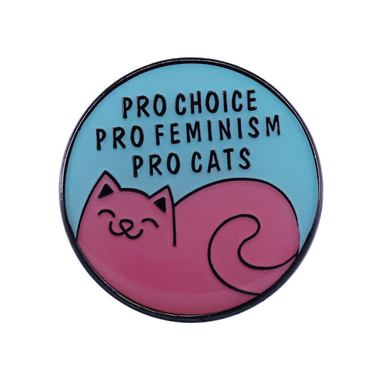 Spilla gatto femminista