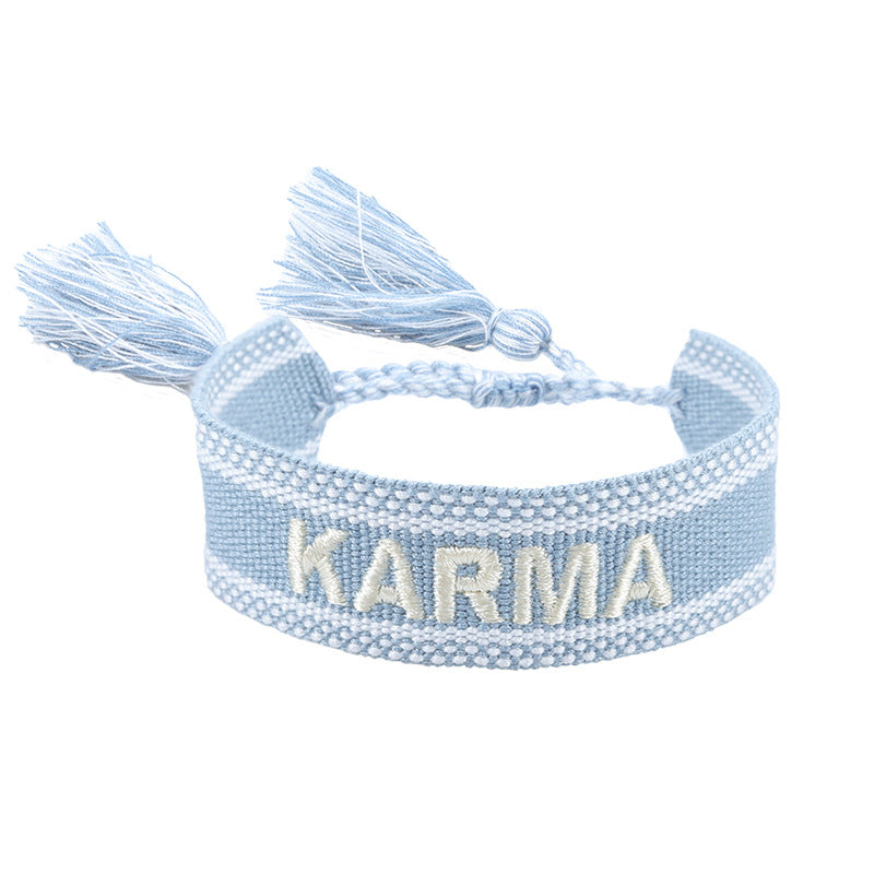 Bracciale coppia con ricamo