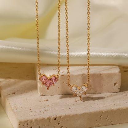 Collana acciaio titanio stile francese