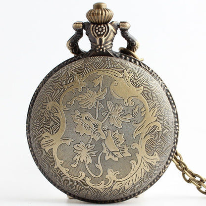 Orologio da tasca stile retrò flip
