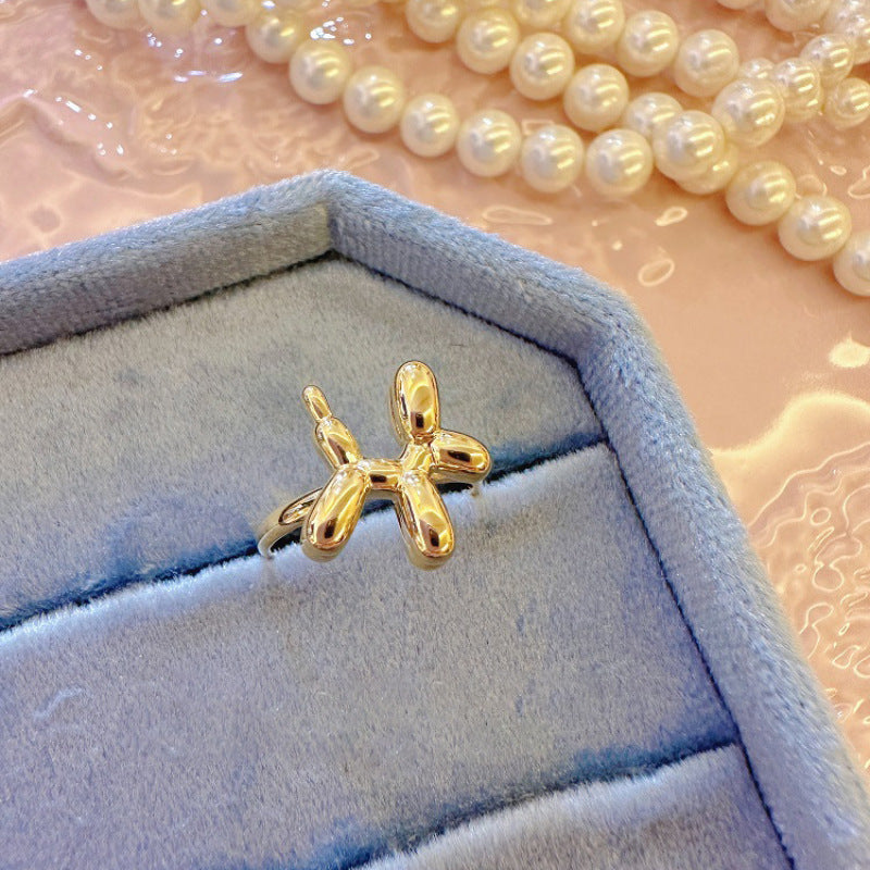 Anello fiocco smaltato
