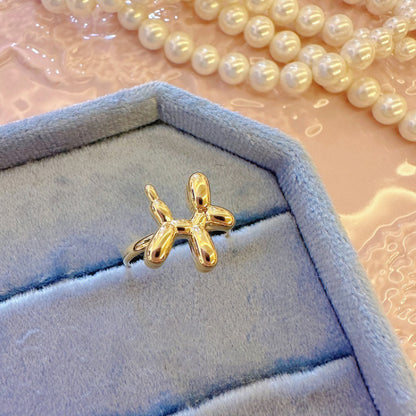 Anello fiocco smaltato