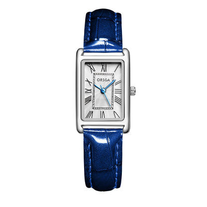 Orologio da donna quadrato acciaio