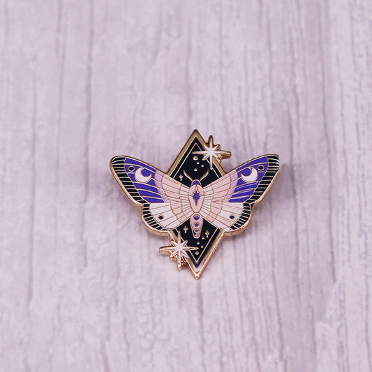 Spilla farfalla viola