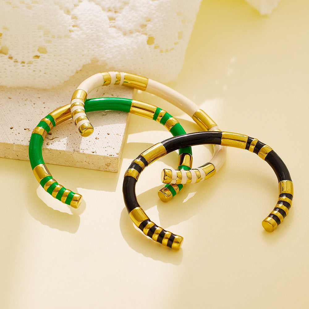 Braccialetto Bambù Titanio