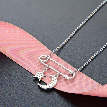 Collana luna d'argento