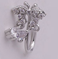 Anello farfalla goccia da donna