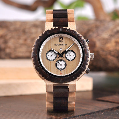 Orologio legno analogico classico