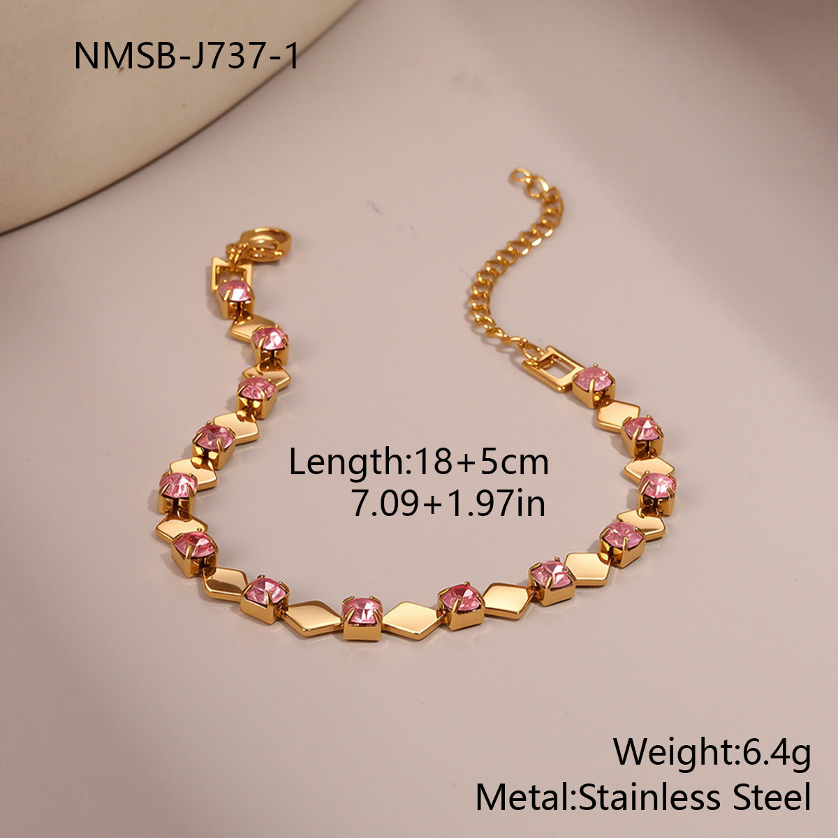 Bracciale zircone colorato