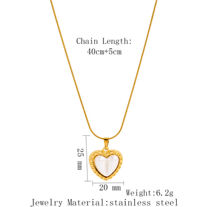Collana cuore in acciaio