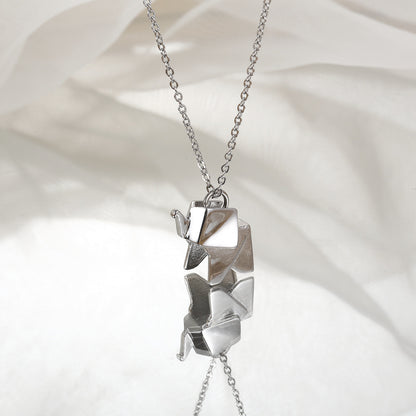 Collana elefante origami