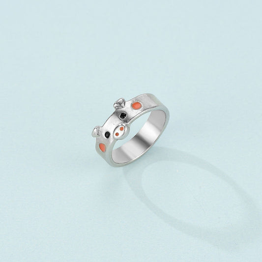 Anello zodiaco maiale