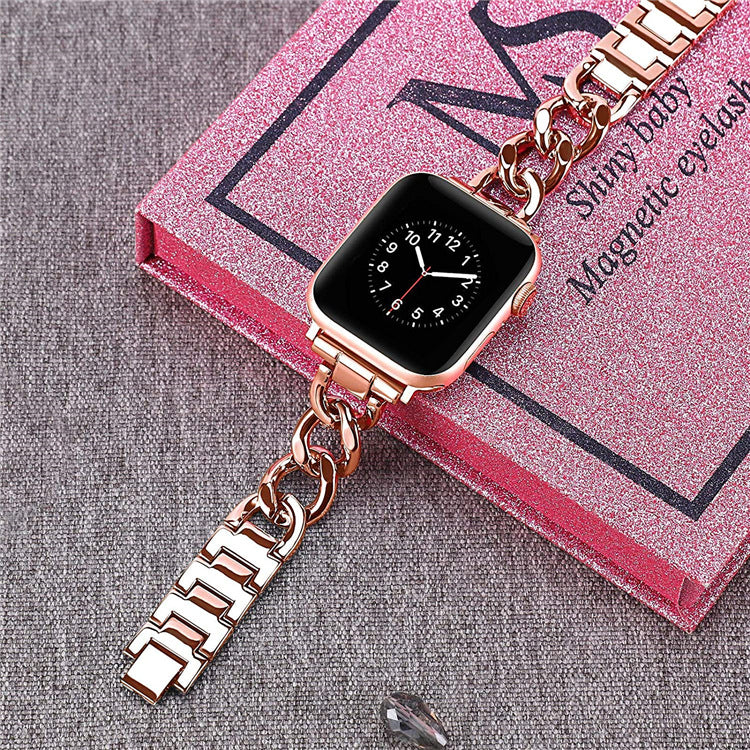 Cinturino orologio denim catena