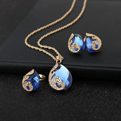 Parure geometrica gemme
