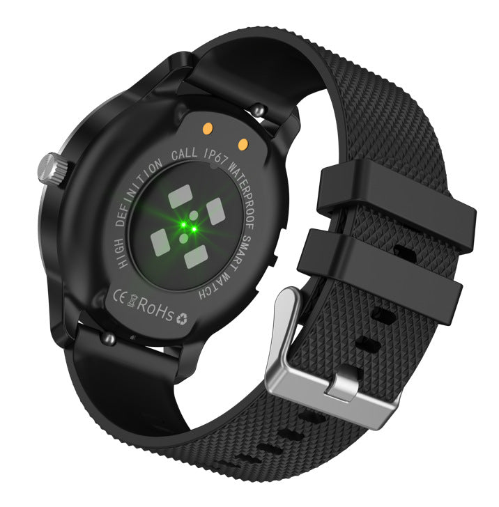 Smartwatch rotondo con notifiche