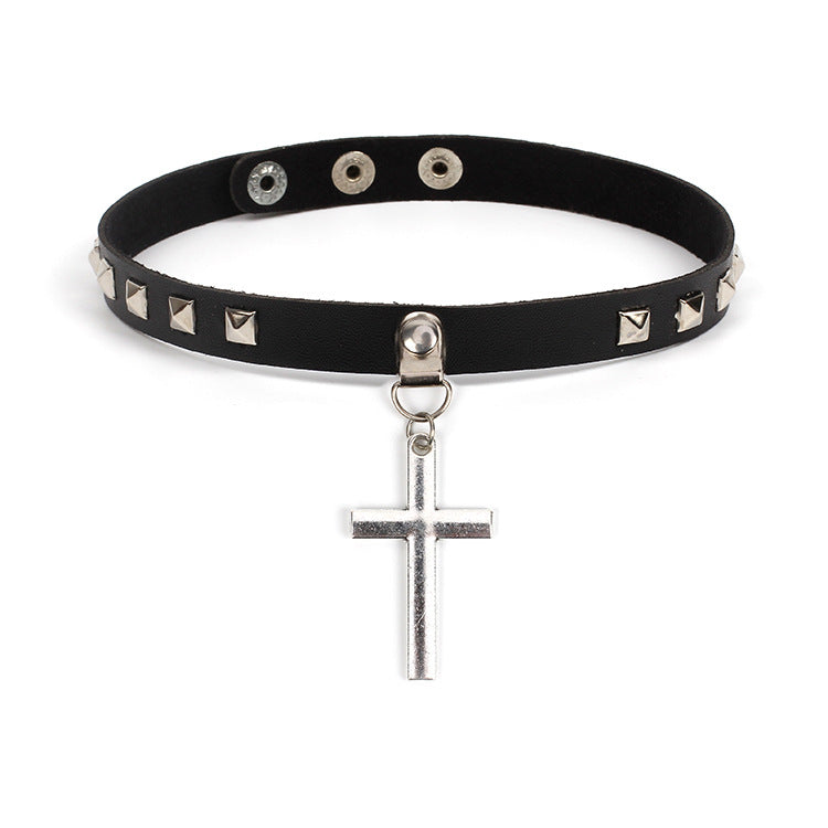 Collana Pelle Geometrica