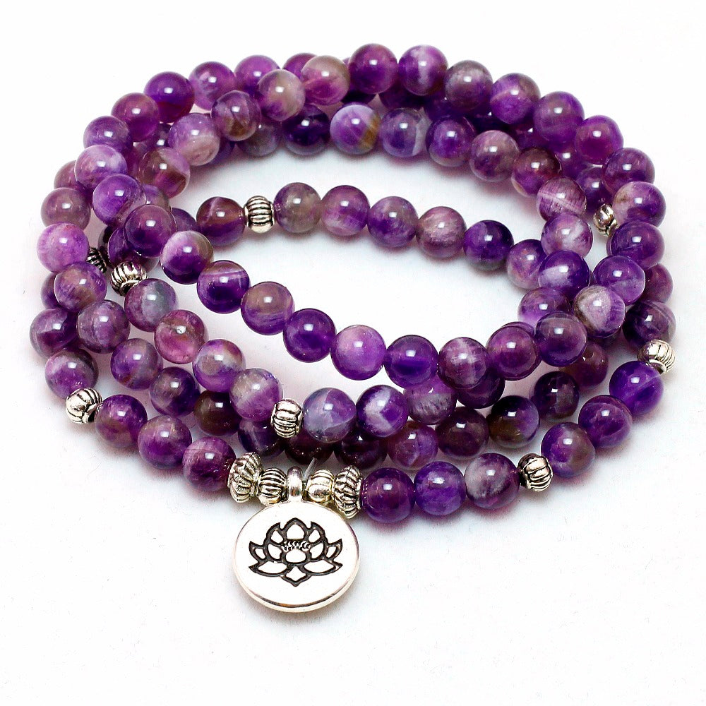 Bracciale yoga agata perle