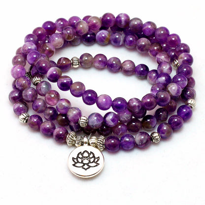 Bracciale yoga agata perle