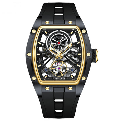 Orologio automatico scheletrato in acciaio da uomo