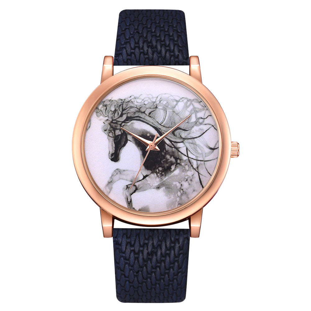 Orologio quarzo rafia