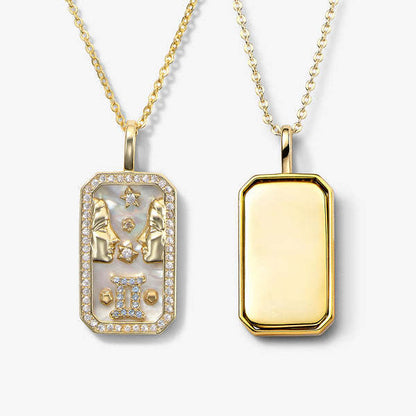 Collana zodiaco con diamanti
