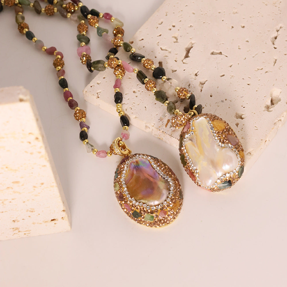 Collana acqua dolce barocca