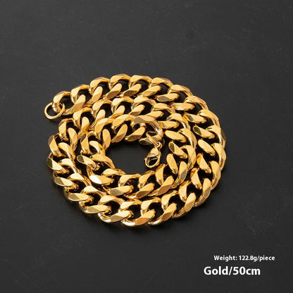 Collana acciaio intrecciata satinata