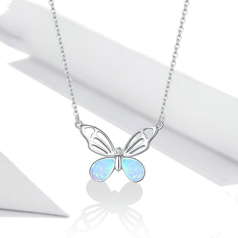 Collana farfalla argento metamorfosi