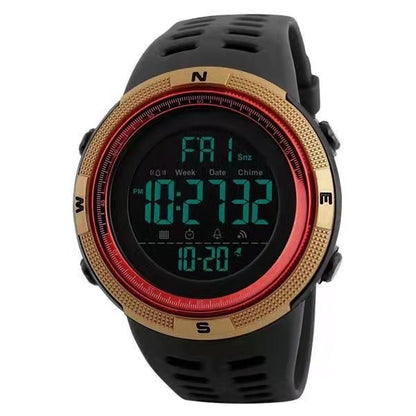 Orologio sportivo quadrante grande luminoso