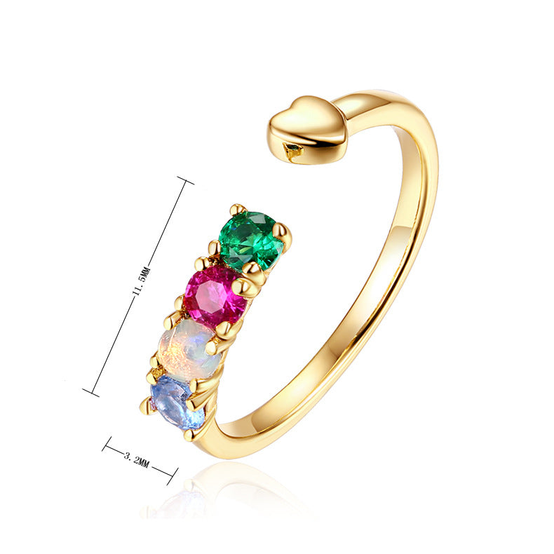 Braccialetto opale naturale oro