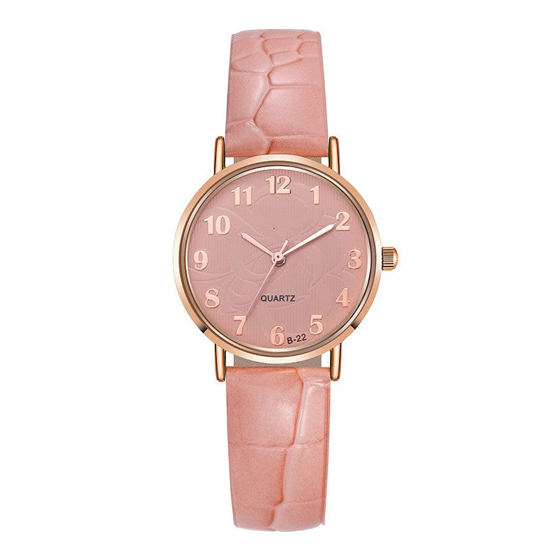 Orologio da donna impermeabile semplice al quarzo