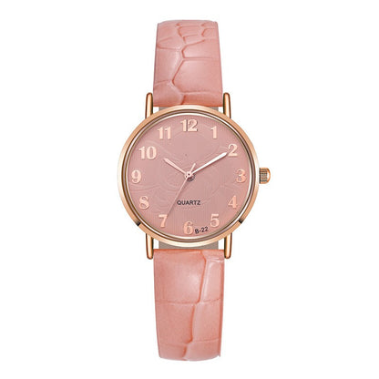 Orologio da donna impermeabile semplice al quarzo