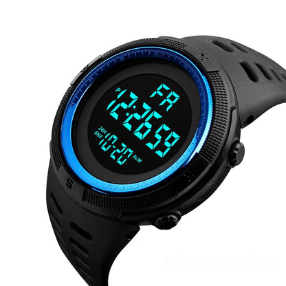 Orologio sportivo quadrante grande luminoso