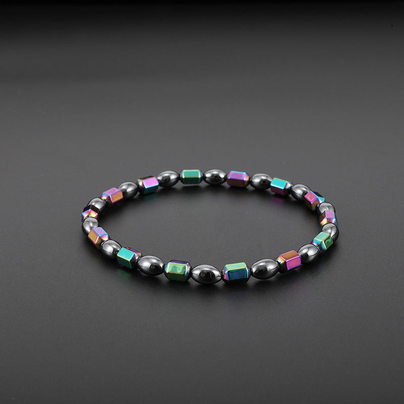 Cavigliera magnetica perle ovali