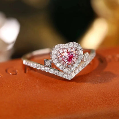 Anello geometrico retrò stile corte