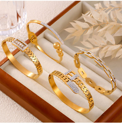 Bracciale titanio raffinato