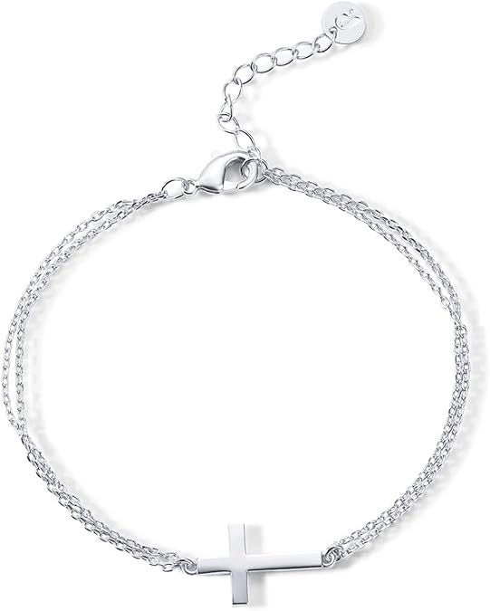 Bracciale charm croce compatto