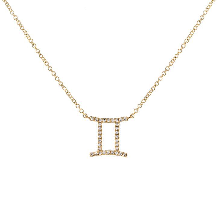 Collana zodiacale con zirconi