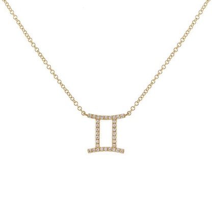 Collana zodiacale con zirconi