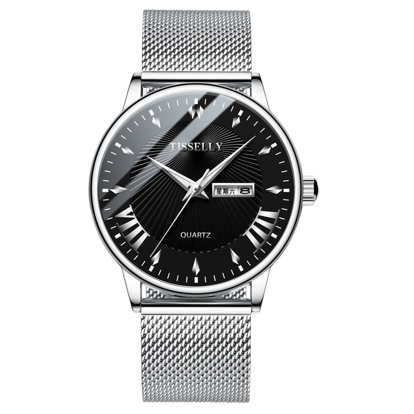 Orologio uomo business impermeabile al quarzo