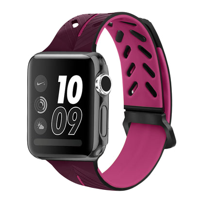 Orologio sportivo bicolore foglia