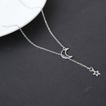 Collana Luna e Stelle corta