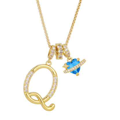 Collana lettere alfabeto da bambina