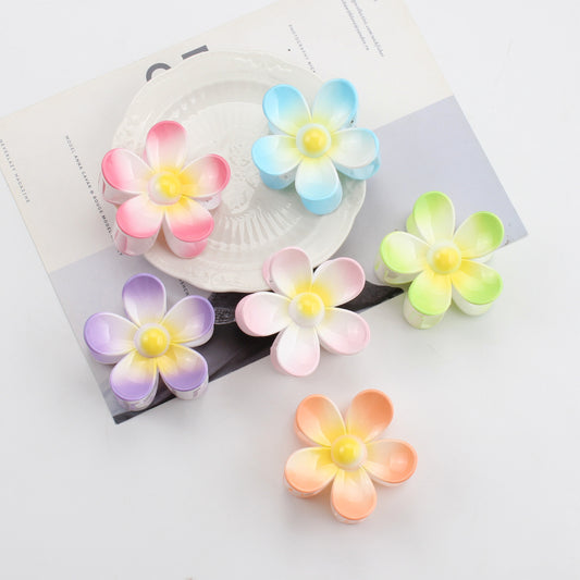 Fermaglio capelli fiori pastello