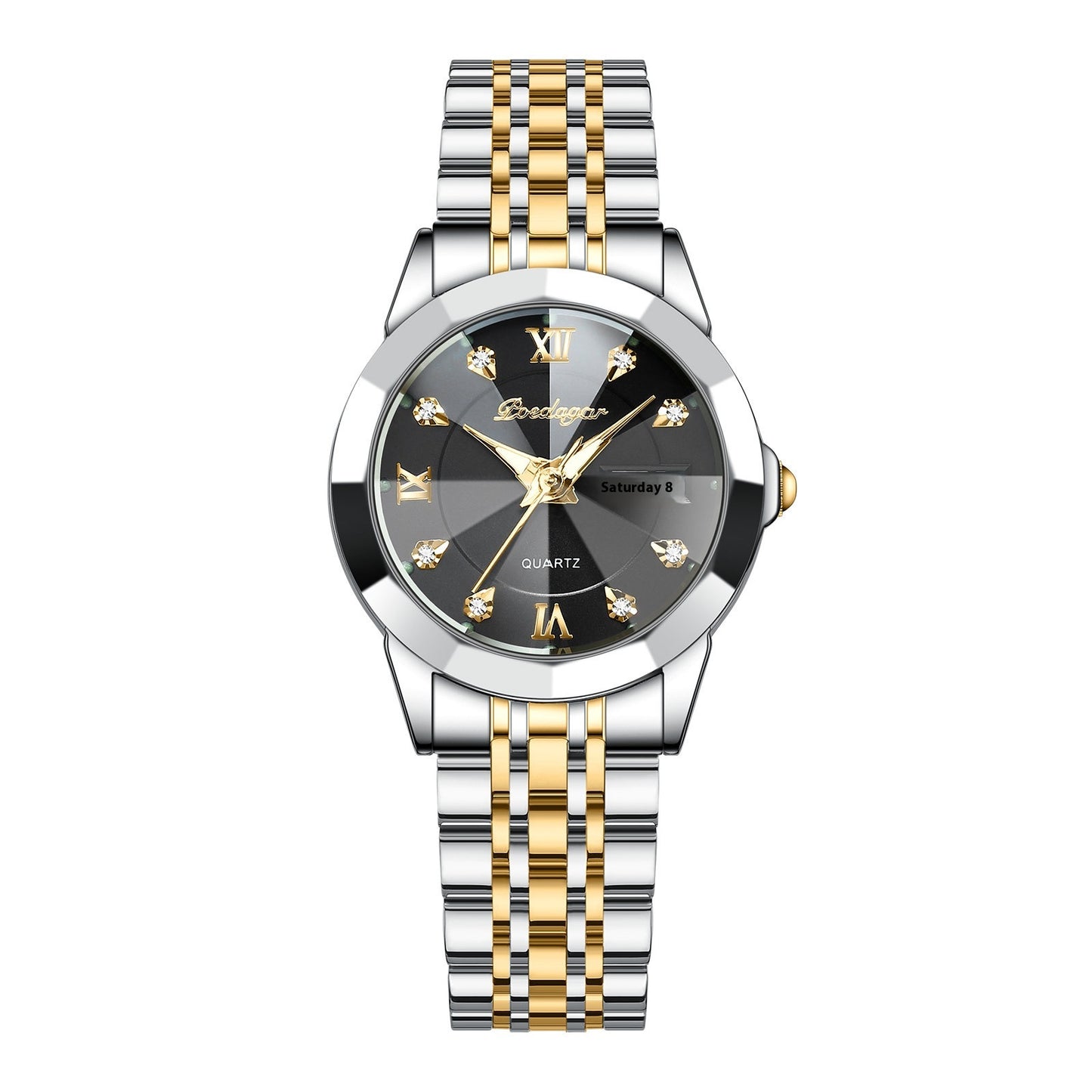 Orologio donna calendario doppio luminoso