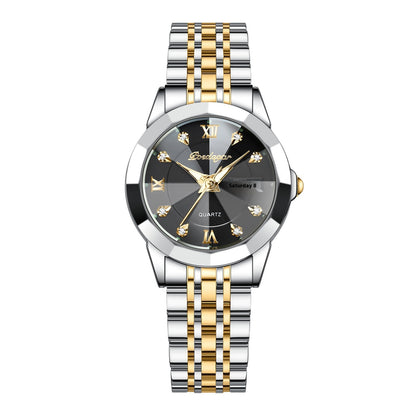Orologio donna calendario doppio luminoso