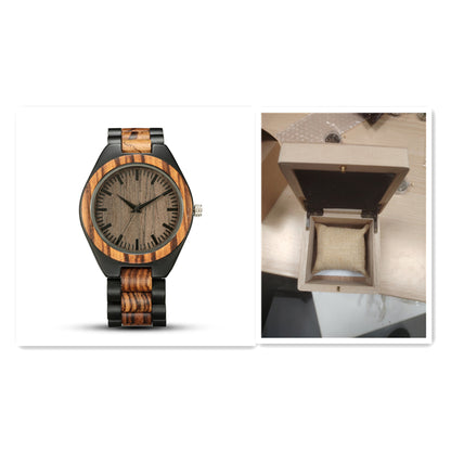 Orologio legno quadrante grande