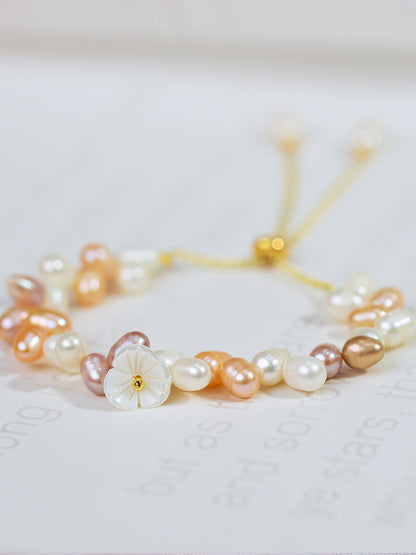Braccialetto perle barocche eleganti