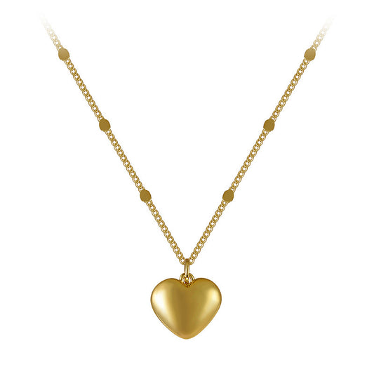 Collana cuore geometrico vintage
