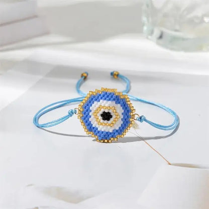 Bracciale geometrico con perline